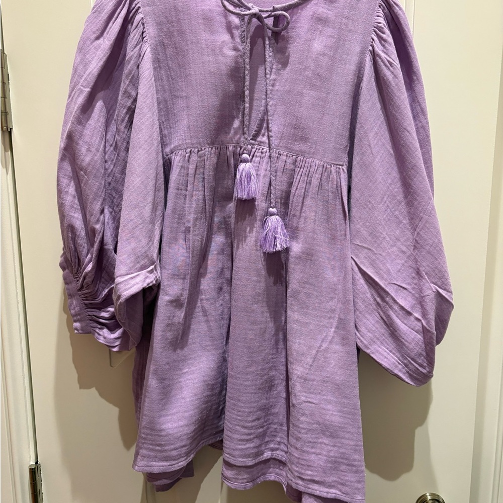 Lavender Women's Tunic Top
